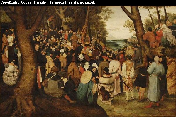 Pieter Brueghel the Younger The Preaching of St. John the Baptist